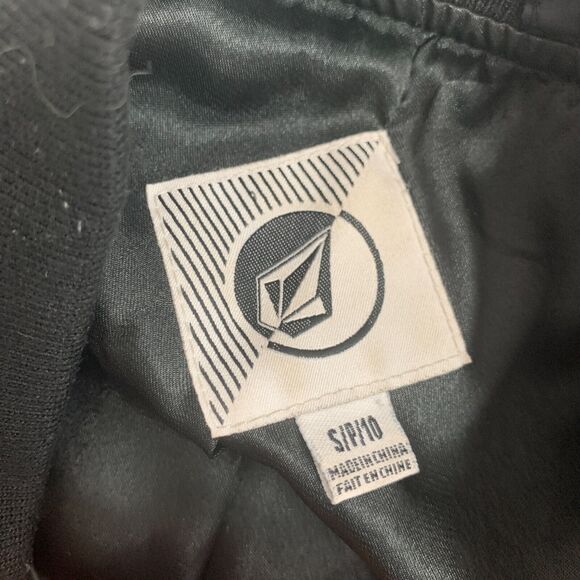 Volcom Flight Jacket Womens S Small Black Full Zip Insulated Quilted Bomber - Picture 9 of 16